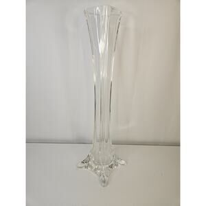Vintage Selezione IVV Tall Italian Mouth Blown Glass Bud Vase 15" Mid-Century